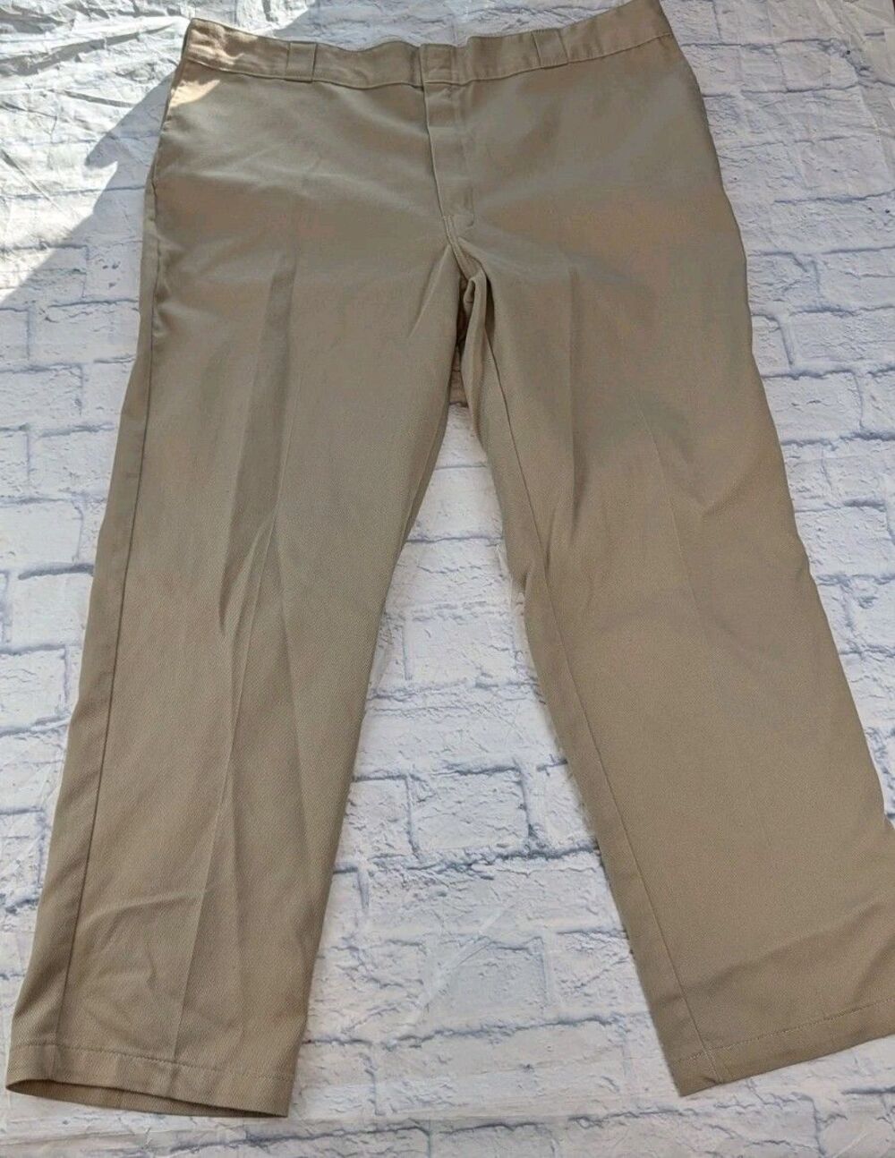 Dickies 874Flex Pants Mens 44X32 Khaki Chino Flex Original Fit Workwear Mechanic